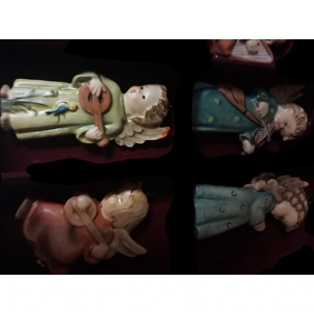 The M.I. Hummel Angels Of Christmas Ornament Collection By Danbury 1989 10 piece
